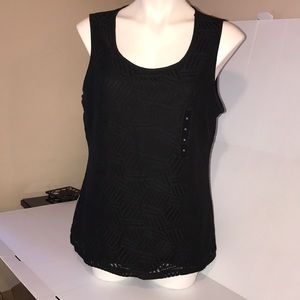Banana Republic black tank top. NWT